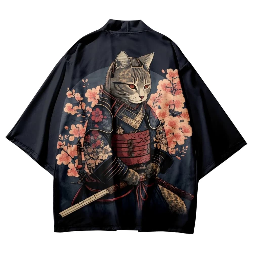 伝統的な着物デザインのサウナシャツ