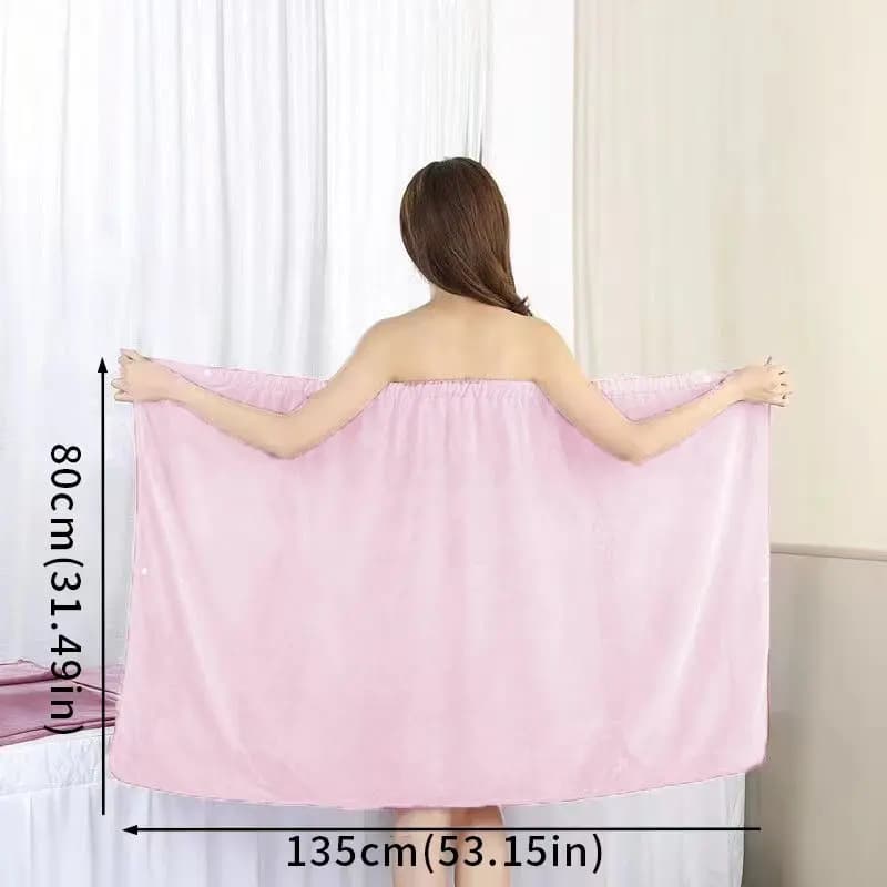 大人女性向けウェアラブルバスラップタオル