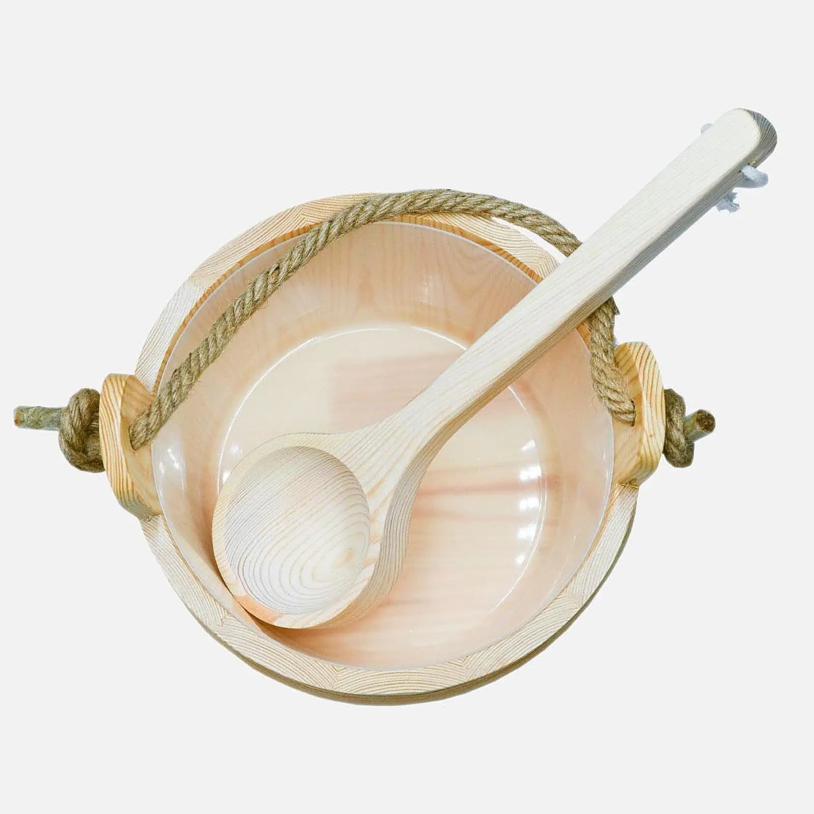 木製サウナバレル（桶）4L スプーン付き