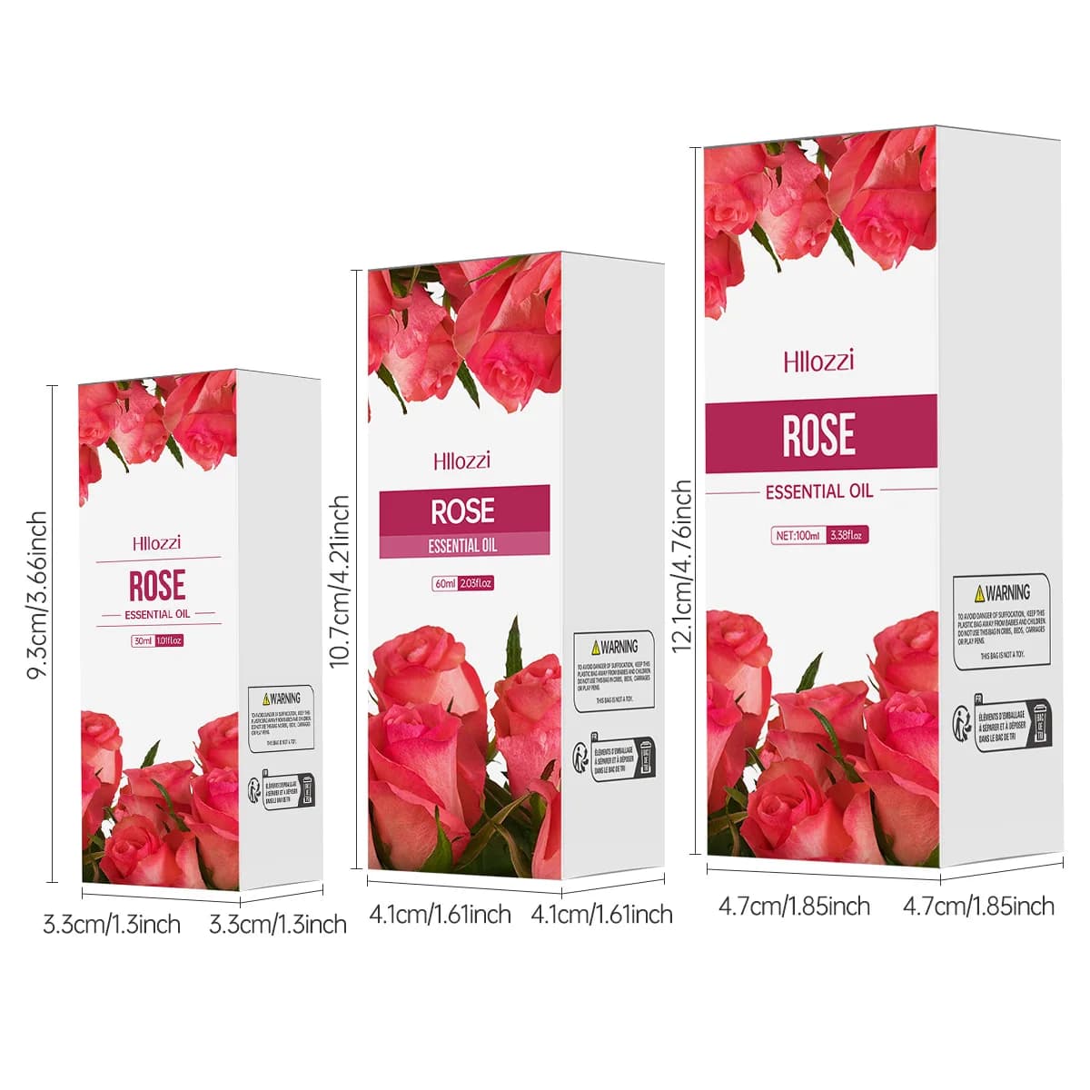 100ml/60ml/30ml ローズ エッセンシャルオイル スキンケア フレグランス アロマセラピー エッセンシャルオイル 香水 マッサージ 保湿オイル - AliExpress 66