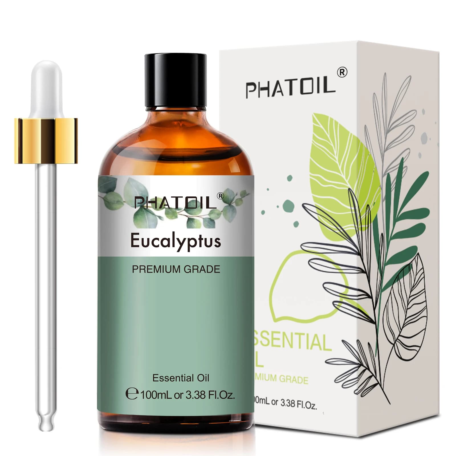 PHATOIL 100 ミリリットルユーカリエッセンシャルオイルスキンラベンダーバニラジャスミンレモンベルガモットアロマオイルアロマセラピーキャンドル作り - AliExpress 66
