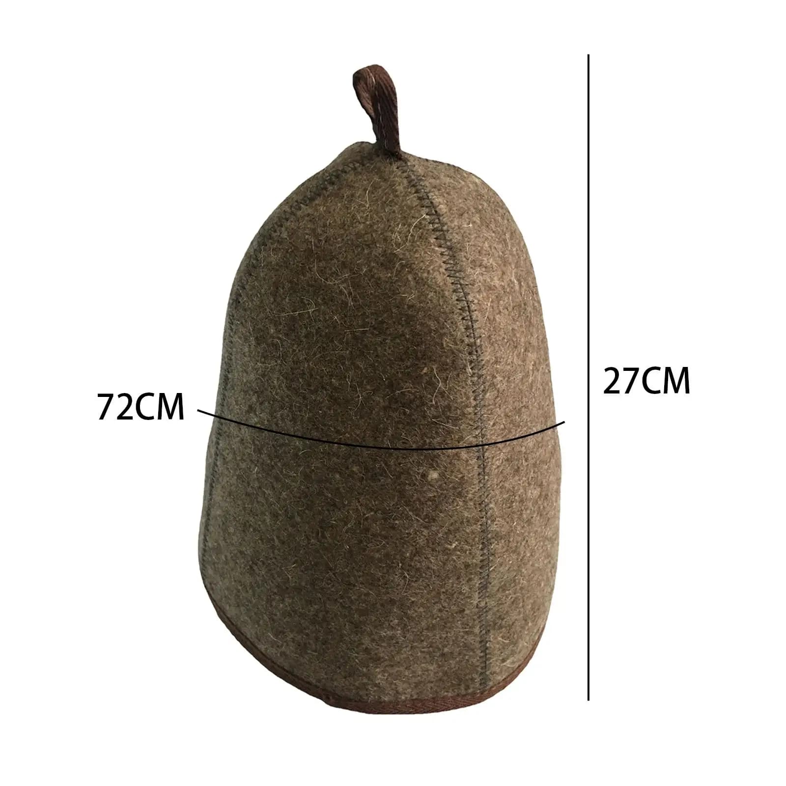 1x サウナハット 3 ミリメートル厚さの抗熱ヘッドギアバーニャロシアスタイルウールフェルトシャワーキャップ男性女性シャワー入浴アクセサリー - AliExpress 15
