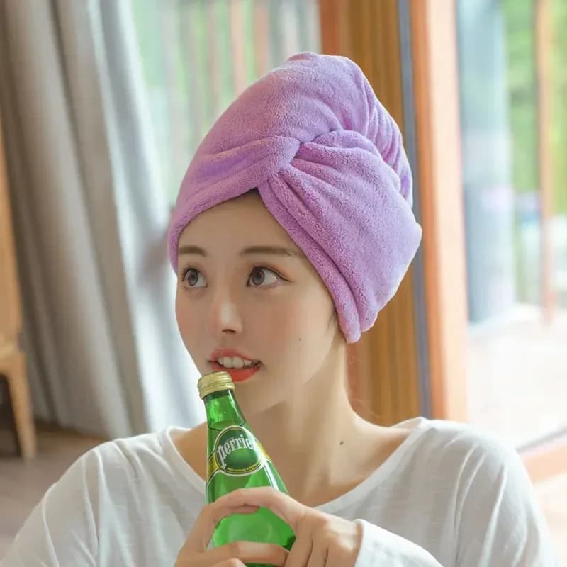 サウナ用ドライヘアキャップで時短乾燥
