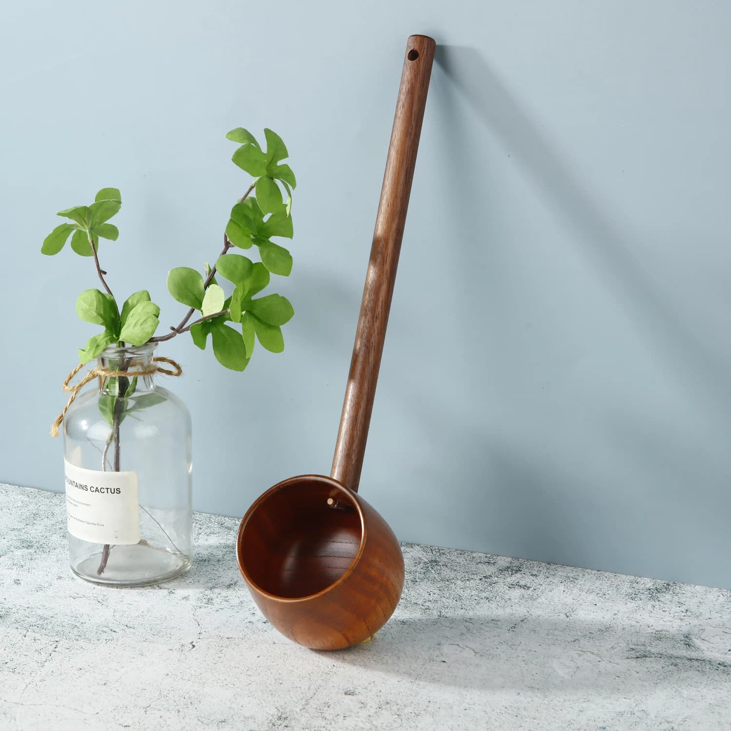 天然木のバススプーン,ロングハンドル,ウォーター,ポリッシュ,レストラン,スクーター,家庭用アクセサリー - AliExpress 15