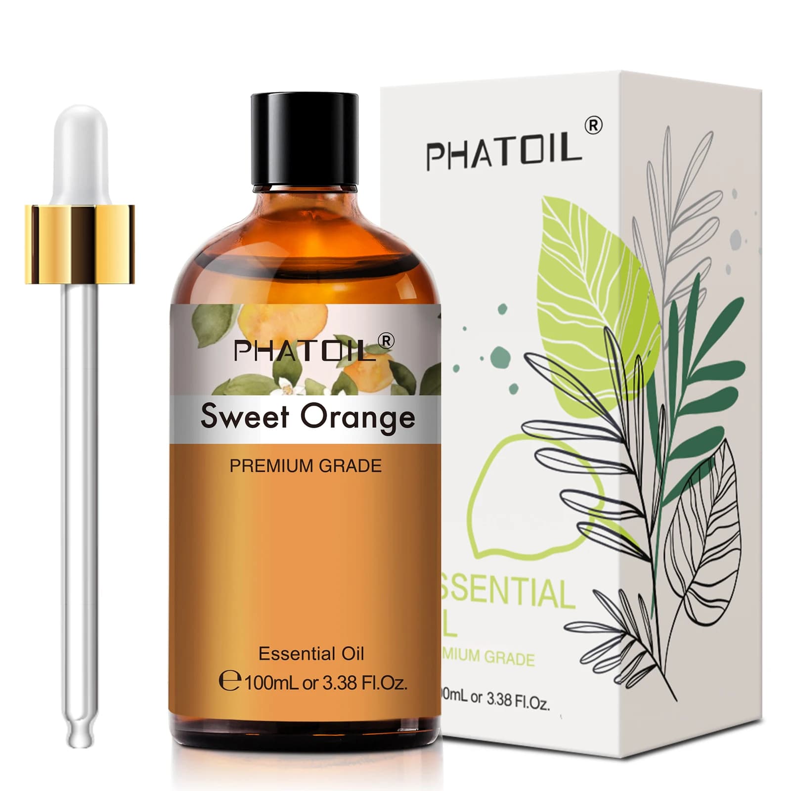 PHATOIL 100 ミリリットルユーカリエッセンシャルオイルスキンラベンダーバニラジャスミンレモンベルガモットアロマオイルアロマセラピーキャンドル作り - AliExpress 66