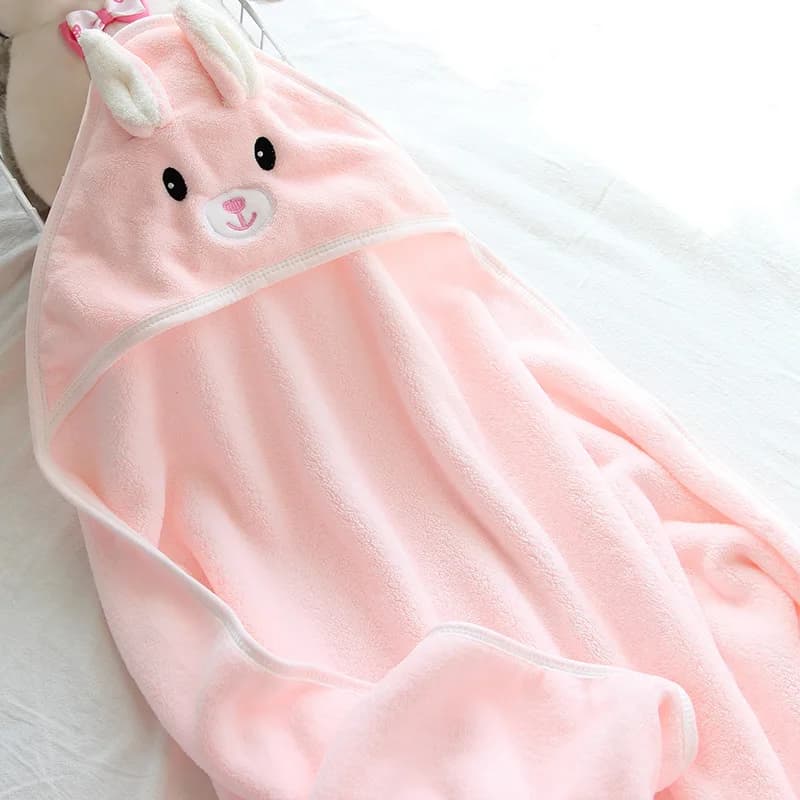 赤ちゃん用超ソフトバスタオルローブ